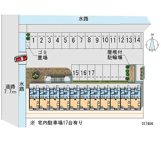 ★手数料０円★掛川市上西郷　月極駐車場（LP）